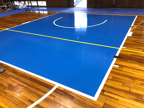 バスケ制限区域施工事例追加